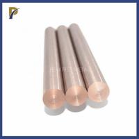 China Dia 25mm WCu20 Tungsten Copper Alloy Rod Bright Surface For Electrodes Tungsten Copper Rod Copper Tungsten Bar factory