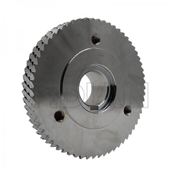 Quality 20mm Woodworking Machine Spare Parts Rough Teeth Steel Wheel for sale