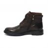 China Outdoor Walking Brown Mens Genuine Leather Boots factory