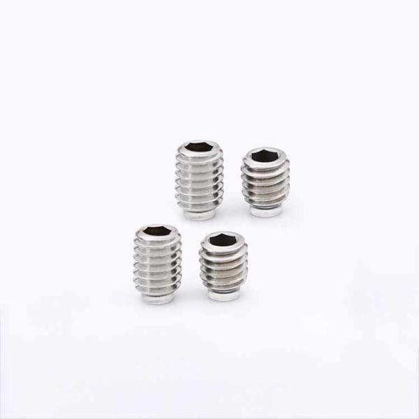Quality M8 4-8mm Length PVC Tip Stainless Steel Set Screws For Door Knobs for sale