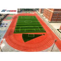 Quality ISSS Seamless Polyurethane Sports Floors Anti Skidding Athletic Running Track for sale