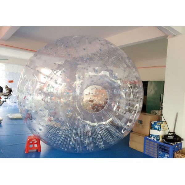 Quality Grass PVC / TPU Inflatable Zorb Ball Soccer , Giant Hamster Ball For Humans  for sale