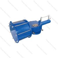 China Blue Heavy Duty Air Operated Actuator Directly Mounting For Butterfly Valve factory