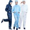 China Easy Cleaning Disposable Coverall Suit Soft For Dust Free Clean Room factory