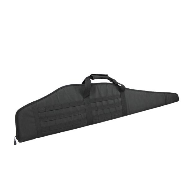 Quality Custom Black Shooting Gun Bag 48 Inch Long With Molle Webbing For Hunting for sale