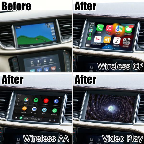 Quality Wireless Carplay Android Auto media box for Infiniti QX50 2018 OEM upgrade for sale
