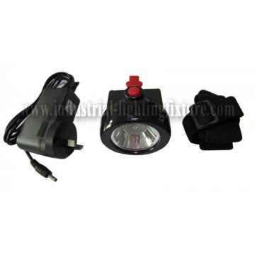 Quality Cordless 4.2V LED Industrial Miners Cap Lamp Long Life KL2.5LM With 90 Degree for sale