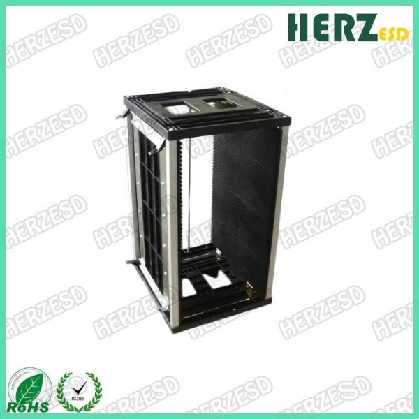 Quality Stable Robust Frame Adjustable Magazine Rack , ESD PCB Racks Conductive Materials Walls for sale
