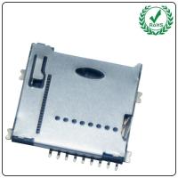 China Push Push TF Card Reader Socket Adapter Sd Memory Card Connector H1.4 9pin factory