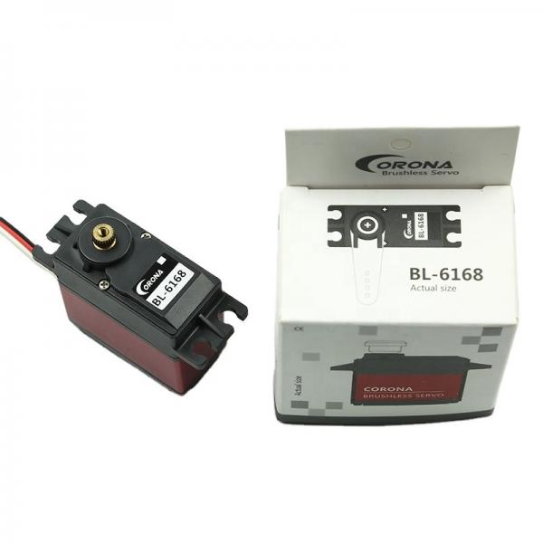 Quality Industrial Small High Torque Servo Motor Brushless 32kg 63.6g Corona BL6168 for sale
