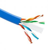 China UTP CAT6 Network Cable , Gigabit Ethernet Cable With Solid Bare Copper Conductor factory