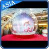 China CE Approval X - Mas Christmas Inflatable Snow Globe For Photo Taking factory