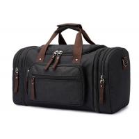 China Top Handle Nylon Leather Weekender Duffel Bag For Hiking / Sports / School factory