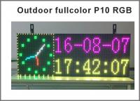 China P10 RGB LED Display Module Panel Window Sign Shop Sign P10 32X16 Matrix Programmable video display screen factory