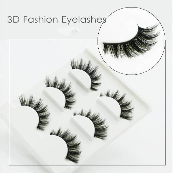 Quality Fashion Eye Makeup Eyelashes Hand Made 3D For Party OEM ODM Service for sale