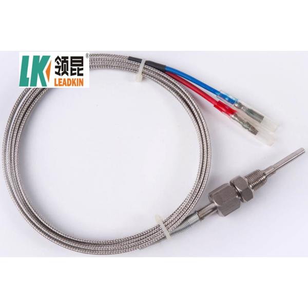 Quality SS321 Exhaust Gas Temperature Probe MgO 0.3MM Water Temperature Sensor 1/8 NPT for sale
