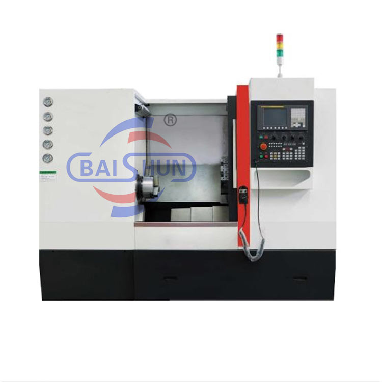 China Multi Spindle Slant Bed CNC Lathe Machine 2 Axis 500mm 8 Tool Station Turret factory