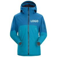 Quality Waterproof Outer Wear Apparel Mountain Sports Hiking Jacket With Full Pockets for sale