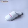 China Hotel Slippers Closed Toe Disposable White Coral Fleece 5 Star Quality factory