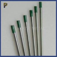 China Green Color Code Pure Tungsten Electrode AWS A5.12M Welding Electrode factory