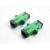 China Duplex Green Fiber Optic Attenuator Bulkhead Type SC /APC With High Power Endurance factory