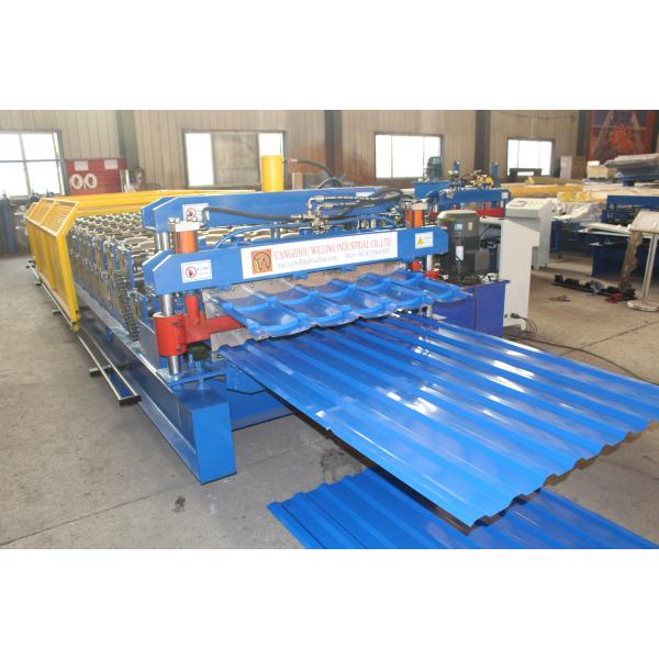 Quality PLC Control Double Layer Roll Forming Machine Stable Performance CE Standard for sale
