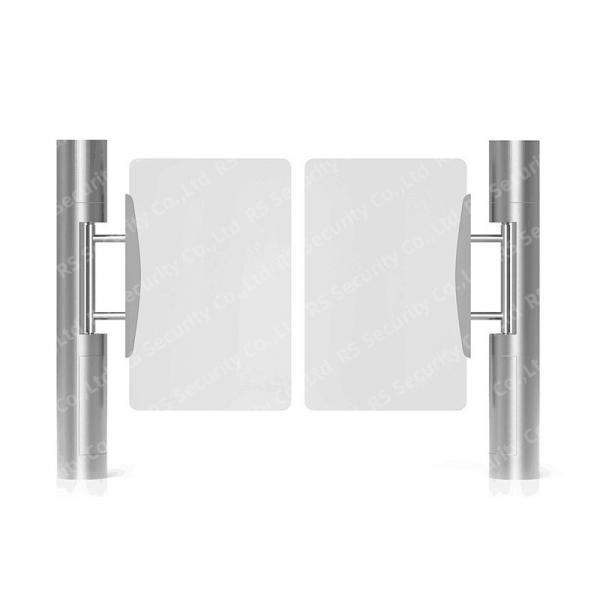 Quality Fitness DC Brushless Swing Turnstiles Barrier 600mm Lane Bar Code Reader Wing Doors Sensor for sale