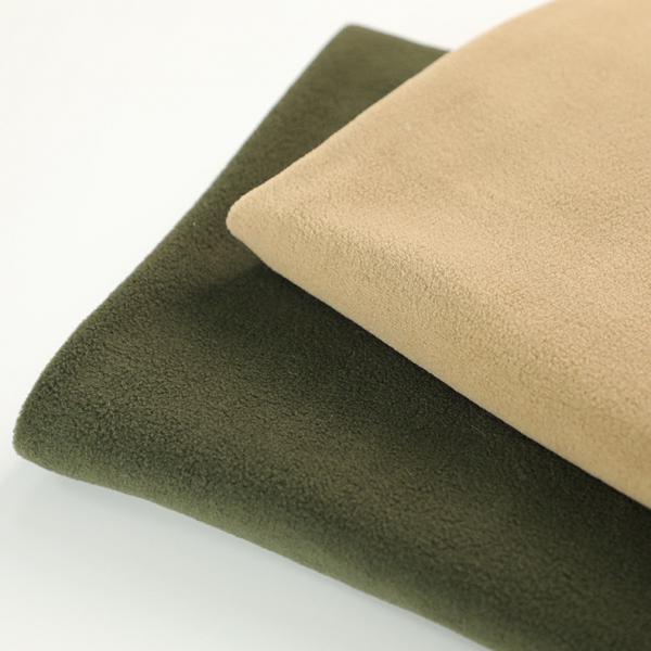 Quality 260gsm Micro Fleece Fabric For Warm Clothes 150D 288F for sale