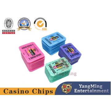 Quality International Casino Poker Chips Acrylic Crystal Set With 760 Chips Carrier for sale