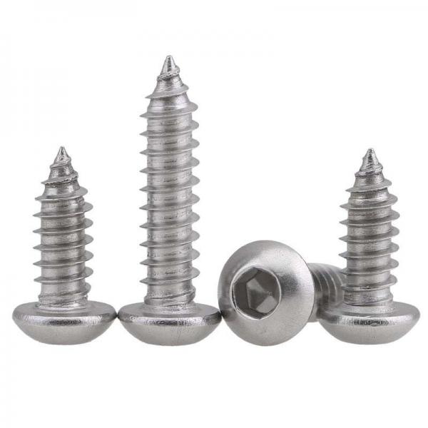 Quality Self Tapping Button Head Hex Drive Screw M3 12mm Screws For Trailer Deck for sale