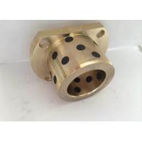 China Hydraulic Cylinder Casting Flanged Bronze Bearings 60 HB Hardness factory