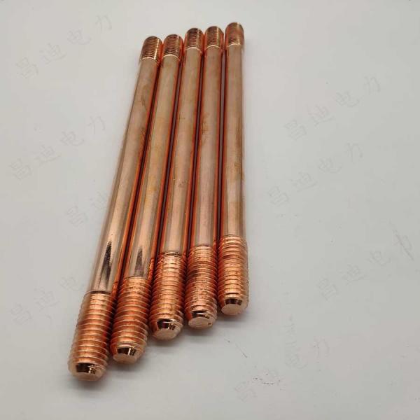 Quality 3 4 In X 10 Ft Copper Ground Rod For Temporary Power Sub Panel for sale