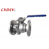 China Normal Pressure Flanged Ball Valve Handle Lever 150LB DN50 High Platform factory