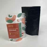 Quality Custom Printed Plastic Matt Finish Stand Up Zipper Bags for Cashews Food Grade for sale