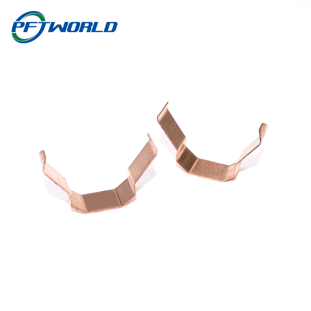 China Sheet Metal Parts; Rose Gold Aluminum Bending Parts; Oxidation; High Toughness factory