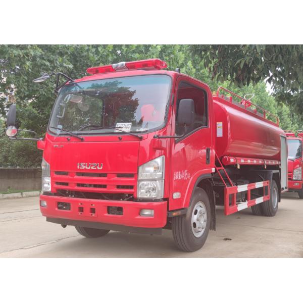 Quality ISUZU 139kw Water Tank Fire Truck 6 Wheeled 8000L Capacity Multipurpose for sale
