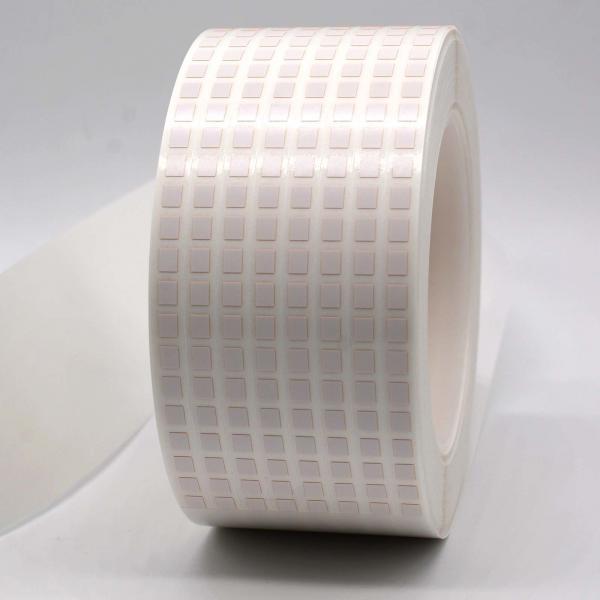 Quality 4mmx5mm Permanent Adhesive Label 1mil  White Matte High Temperature Resistant Polyimide Label For 8 Row for sale