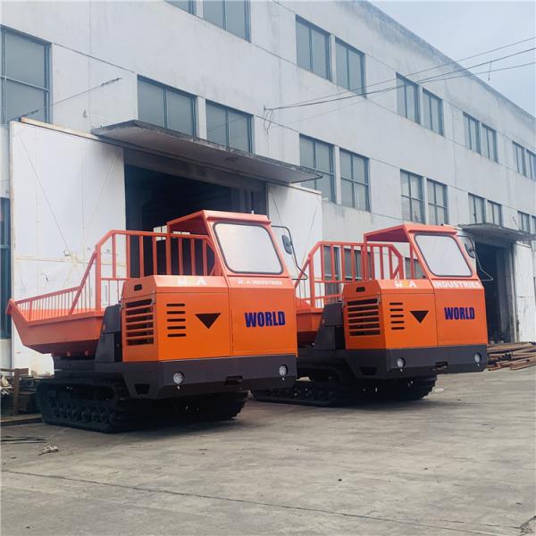 Quality 4x4 Crawler Mini Dumper High Lifting Small Tracked Dumper With 3 Cylinder Engine for sale