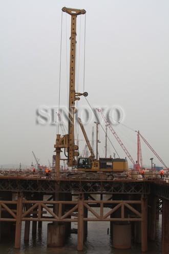 Quality CFA Rotary Drilling Equipment TR220W with torque 220KNm for CFA bore pile for sale