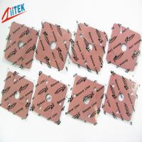 China Telecommunication garnet Hardware Thermal Conductive Pad 6.2 W / mK , High Thermal sillicone rubber Pad for sale