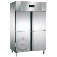 China OP-A806 Four Stainless Steel Doors Freezer Refrigerated Cabinet Manufacturer factory