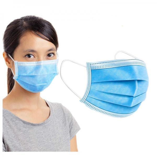 Quality Eco Friendly Disposable Face Mask Earloop 3 Ply Dust Protection Mask for sale