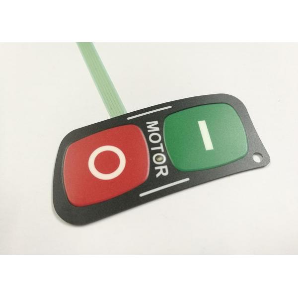 Quality Thin Film Graphic Overlay LED Membrane Switch With Metal Dome Customized Size for sale