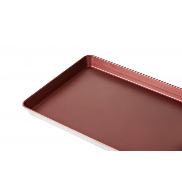 Quality LFGB Certified Aluminized Steel Baking Pans Cooling Rack Set Bakery Baking Sheet for sale