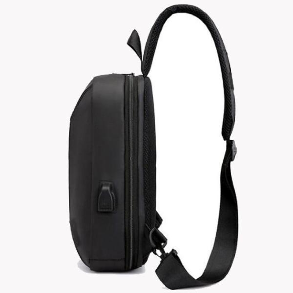 Quality USB Charging Oxford Cloth Reflective Chest Bag for sale