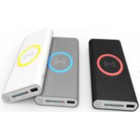 China High Quality Fast Charge 10000mAh Portable Qi  Wireless charging Power Bank factory