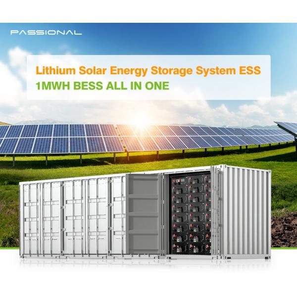 Quality Solar Power LFP Battery Energy Storage Station 150kW Output Plant Type for sale