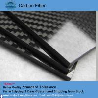 China 5.0mm 400mm*500mm high modulus carbon fiber sheeting black color factory