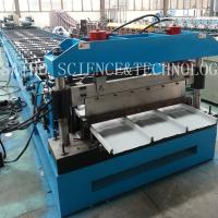 China Chain Drive Roofing Roll Forming Machine With 5T Manual Decoiler factory
