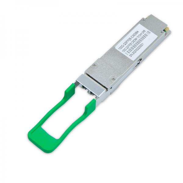 Quality 100GBASE-CWDM4 QSFP28 100G Optical Transceiver 1310nm 2km LC SMF Transceiver Module for sale